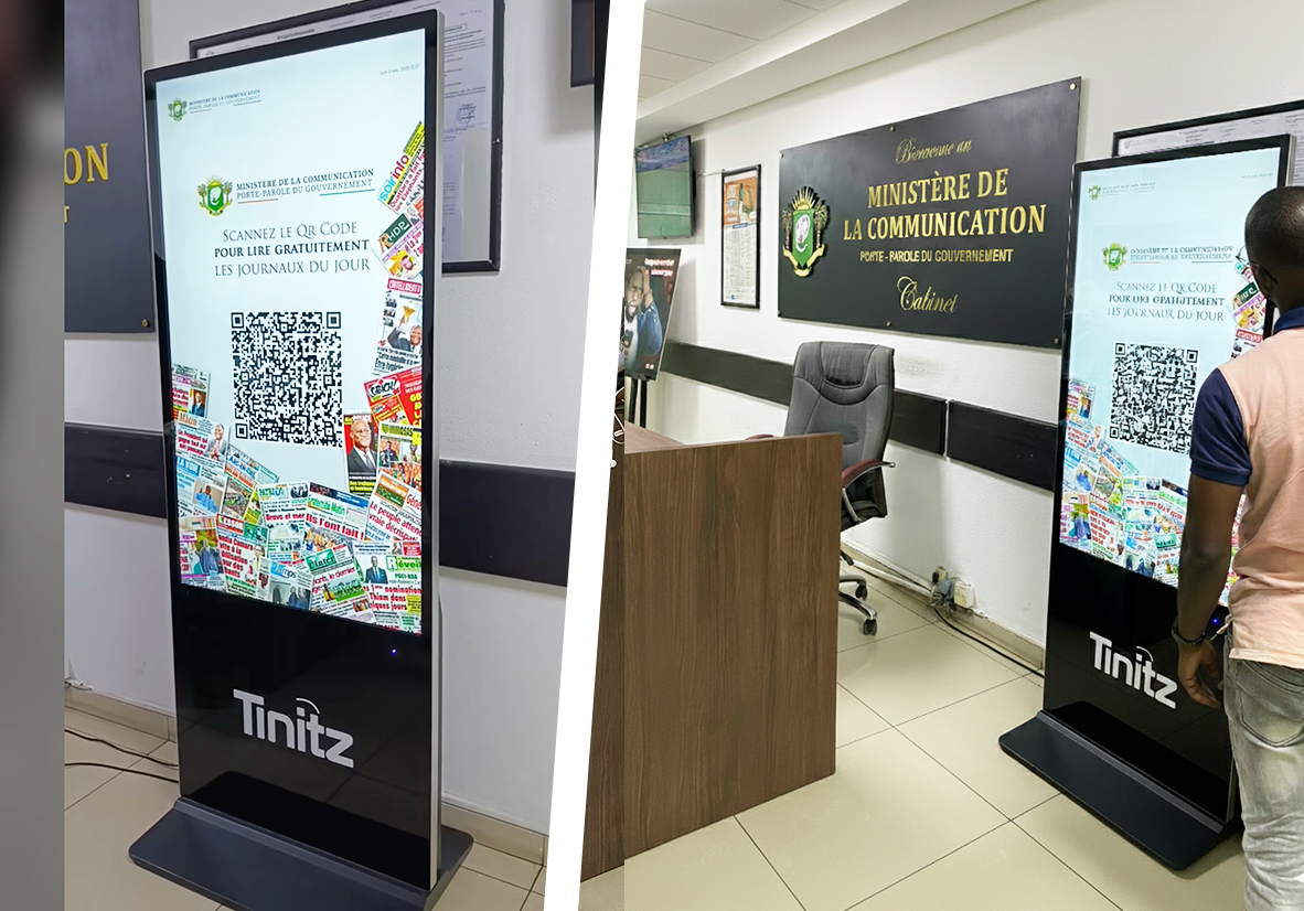 Borne Presse Digitale : Tinitz ouvre l’ère du phygital pour la presse ivoirienne