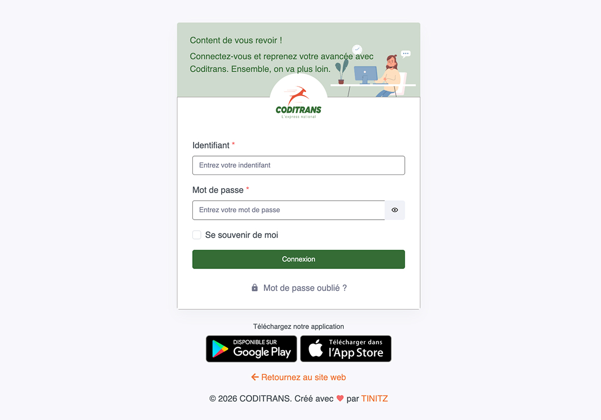 Création du site internet de CODITRANS - Image 2