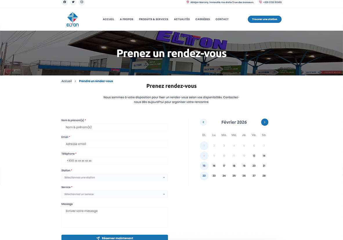 Refonte et digitalisation du site web d’ELTON OIL par Tinitz - Image 3
