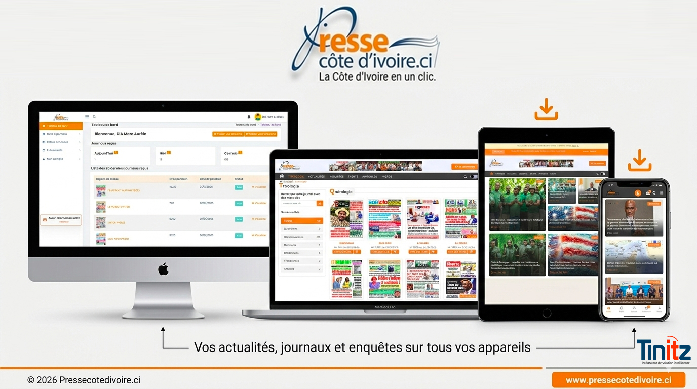 Quand Tinitz digitalise  la presse ivoirienne