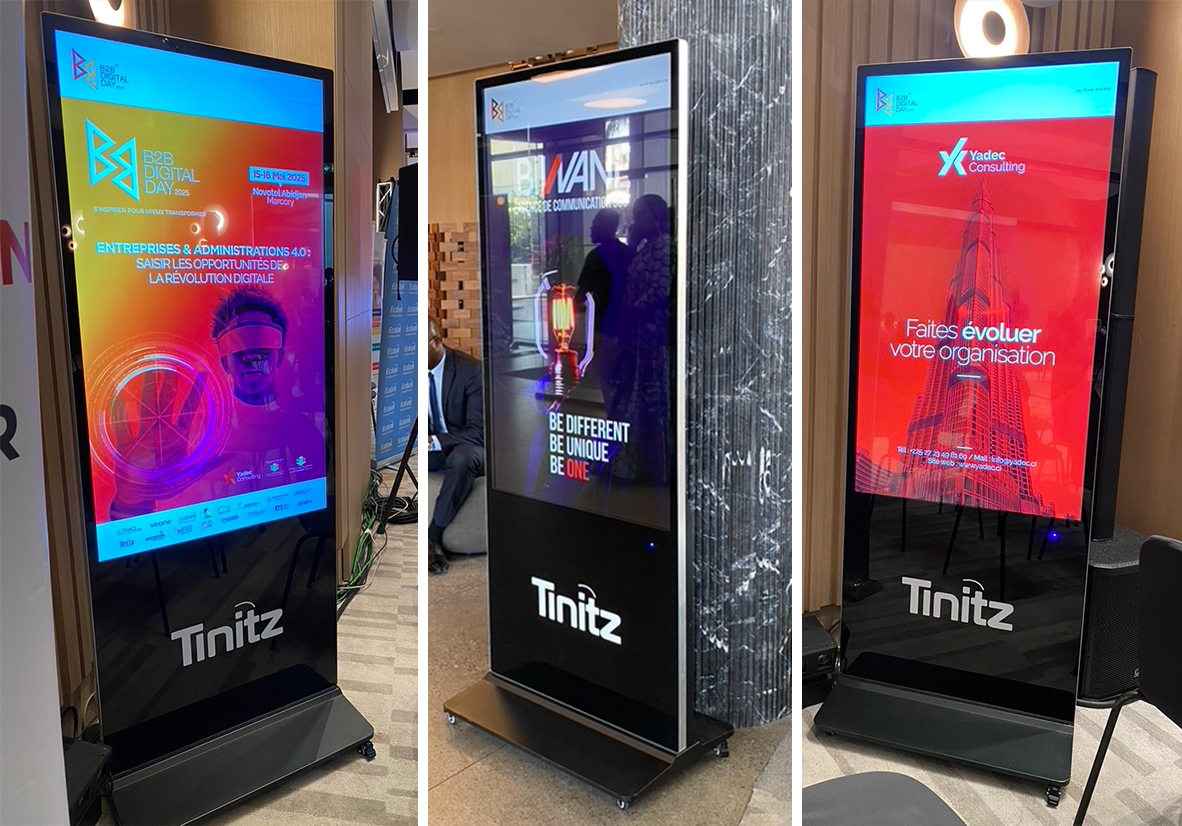 Tinitz au B2B Digital Day avec ses bornes interactives connectées - Image 2