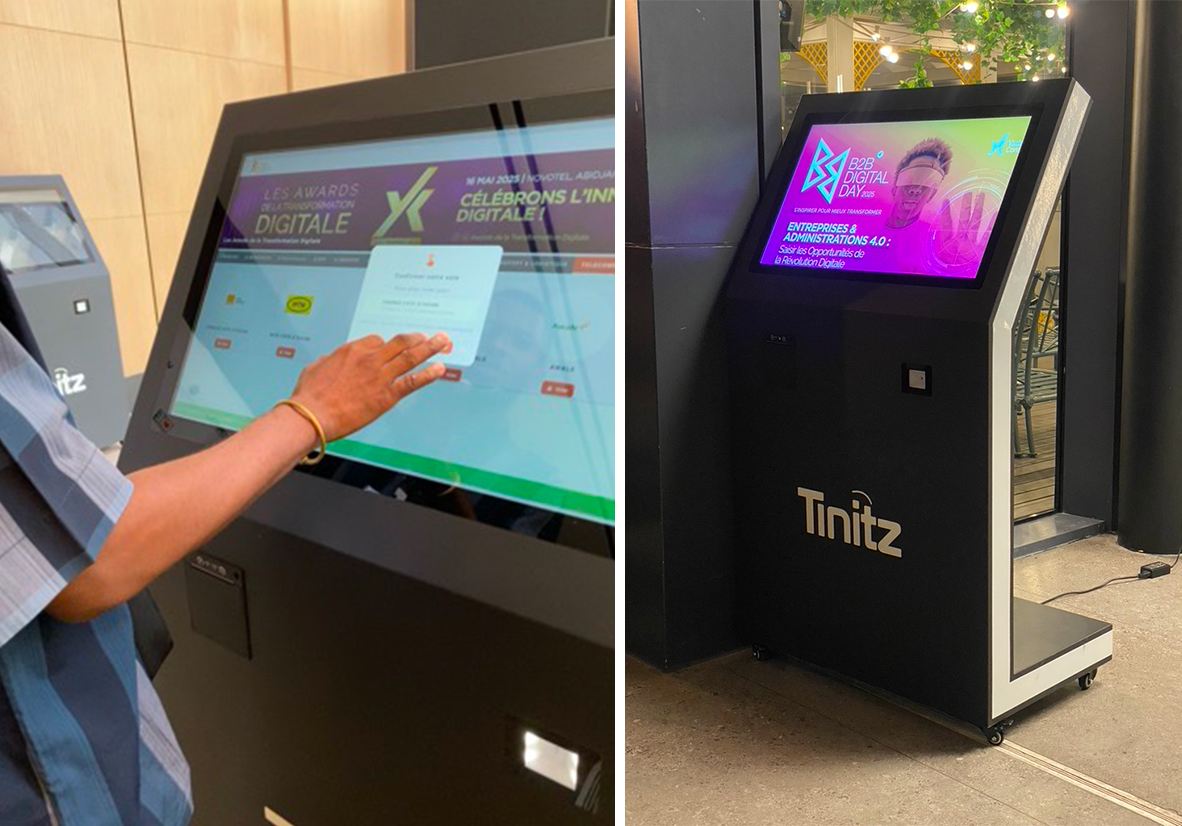 Tinitz au B2B Digital Day avec ses bornes interactives connectées - Image 3