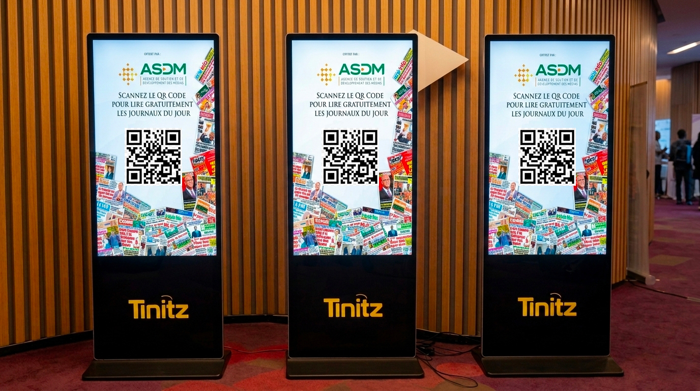 Borne Presse Digitale : Tinitz ouvre l’ère du phygital pour la presse ivoirienne